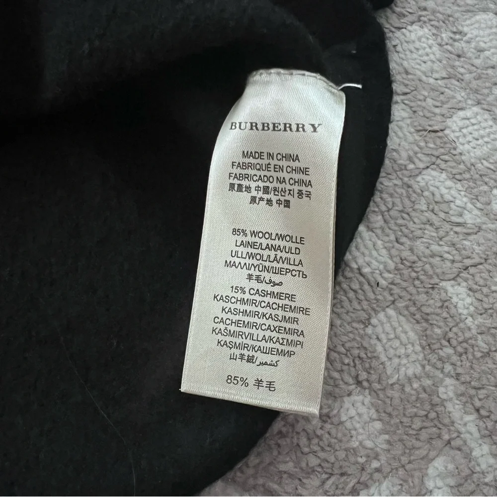 Burberry Black Cardigan Cashmere/wool Blend XS Women’s - Picture 5 of 9
